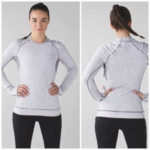 lululemon athletica Gray Long Sleeve Top